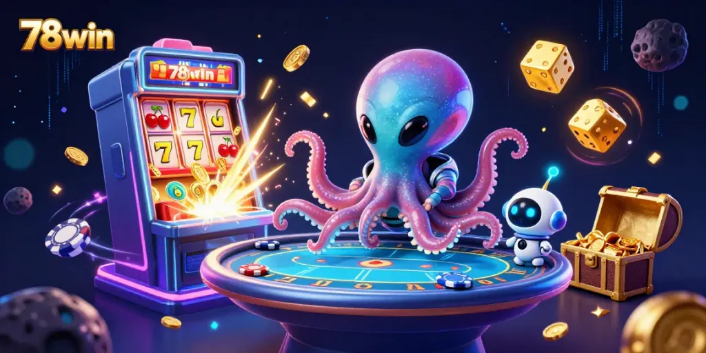 Engage with 78win's thrilling online casino experience, showcasing vibrant games and dynamic jackpots.