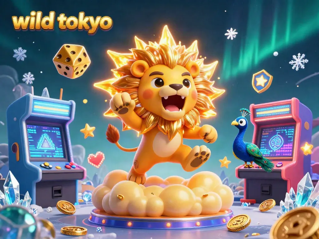 Experience the vibrant gaming scene of wild tokyo with captivating characters and dynamic casino elements.