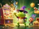 Experience the thrill of winning with Sun win at this vibrant casino illustration.